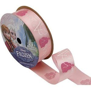 Frozen Offray/Disney Decorative Ribbon Spool - 7/8in x 3yd - Anna/Pink